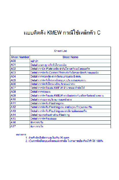 KMEW-แบบติดตั้ง-KMEW-กรณีใช้เหล็กตัว-C