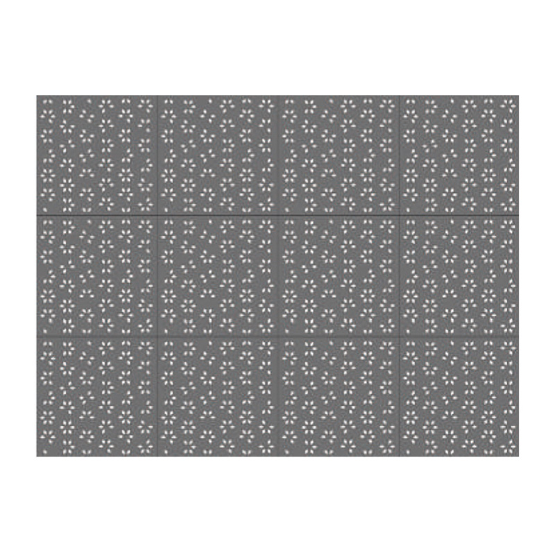 ผนังตกแต่ง เอสซีจี รุ่นเฟรทเวิร์ค ลาย CW-Flower ขนาด 100x100x0.8 ซม. สีรองพื้น