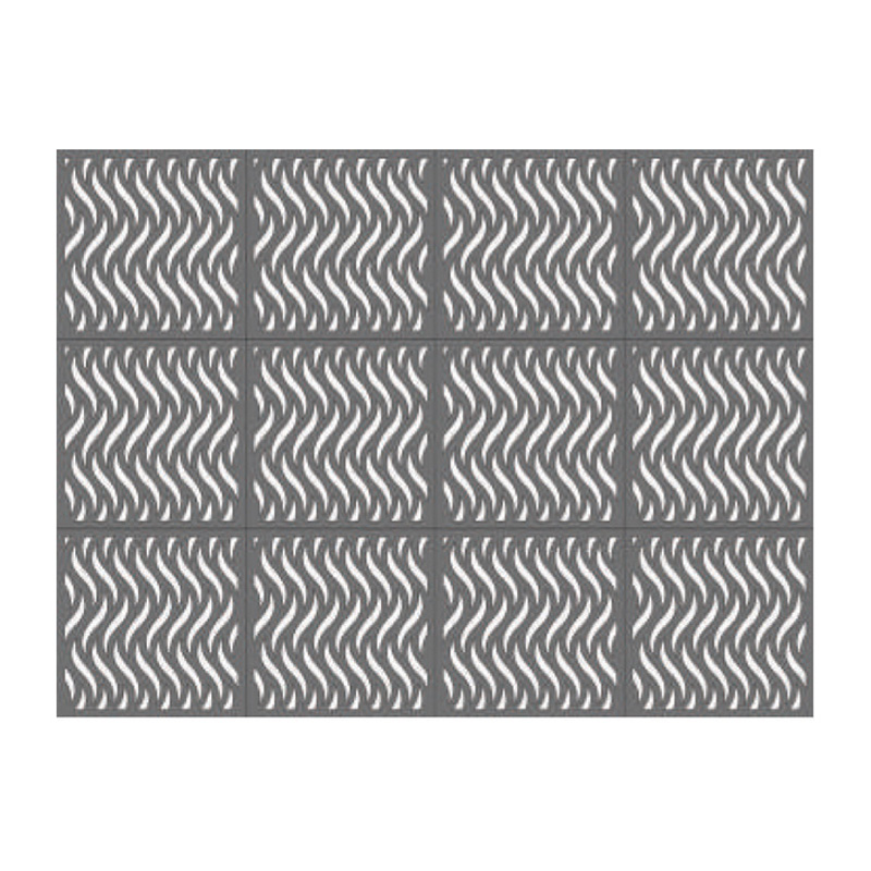 ผนังตกแต่ง เอสซีจี รุ่นเฟรทเวิร์ค ลาย Wave ขนาด 100x100x0.8 ซม. สีรองพื้น