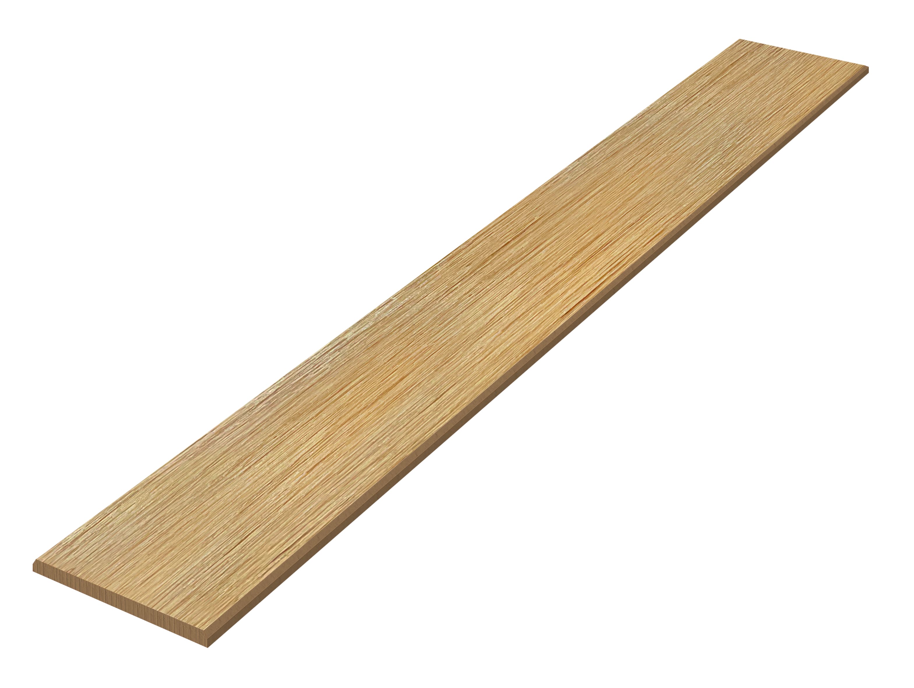 ระแนงตกแต่ง เอสซีจี  รุ่น รัสติค ผิวลายเสี้ยน ขนาด 7.5x300x0.8 ซม. สีโคซี่บีช